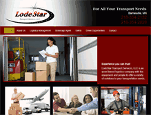 Tablet Screenshot of lodestartransport.com